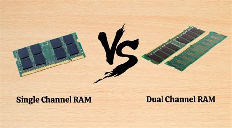 single channel memory vs dual.